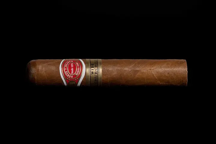 A Romeo y Julieta Wide Churchill cigar